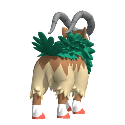 Gogoat, Back, in Pokémon Champions