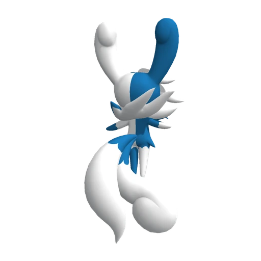 Meowstic Mega (Male), Back, in Pokémon Champions