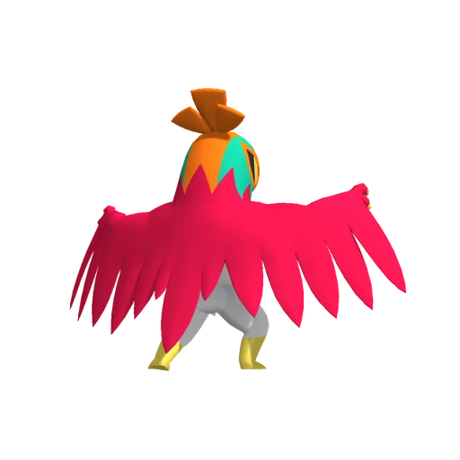 Hawlucha, Back, in Pokémon Champions