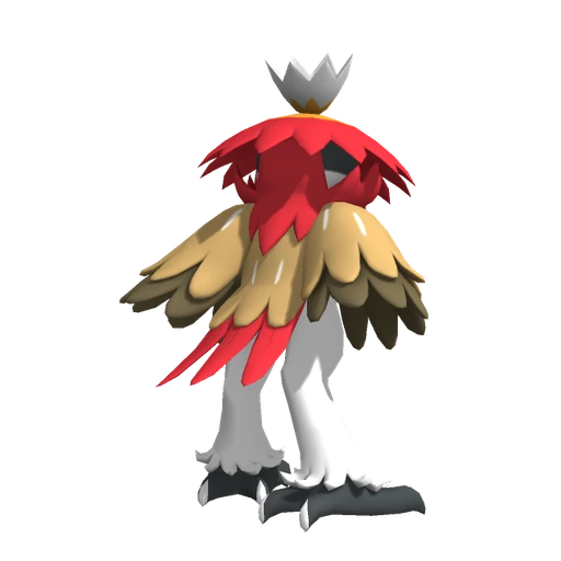 Decidueye Hisuian, Back, in Pokémon Champions
