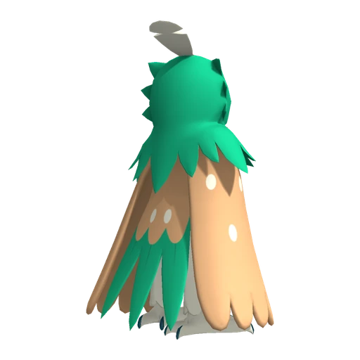 Decidueye, Back, in Pokémon Champions