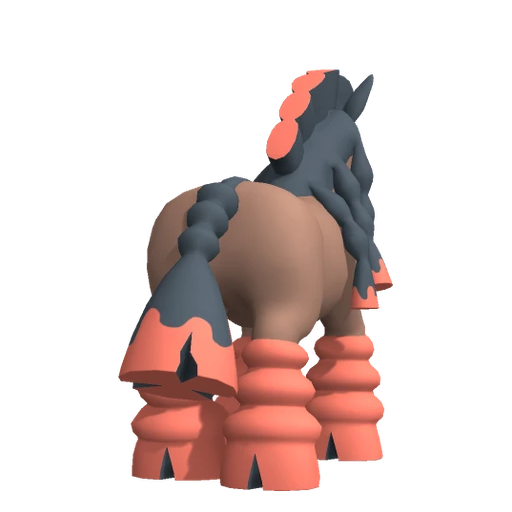 Mudsdale, Back, in Pokémon Champions