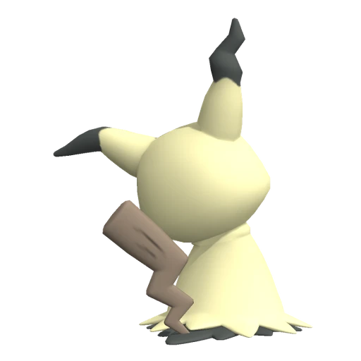 Mimikyu Disguised Form, Back, in Pokémon Champions