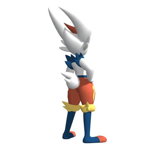 Cinderace, Back, in Pokémon Champions