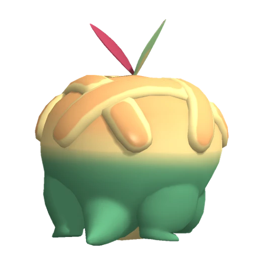 Appletun, Back, in Pokémon Champions