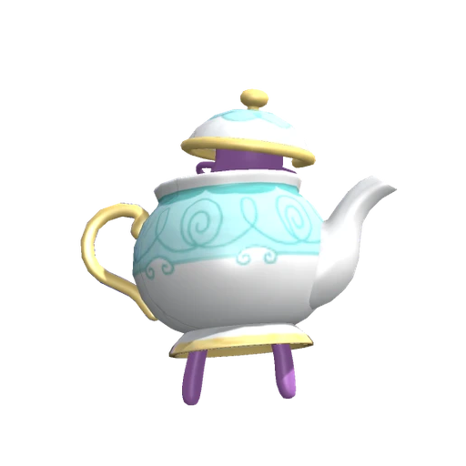 Polteageist Antique Form, Back, in Pokémon Champions