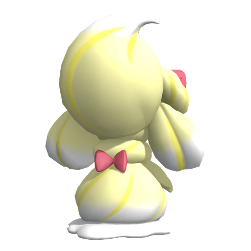 Alcremie Lemon Cream Strawberry, Back, in Pokémon Champions