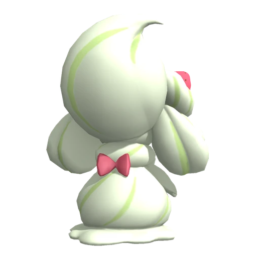 Alcremie Matcha Cream Strawberry, Back, in Pokémon Champions