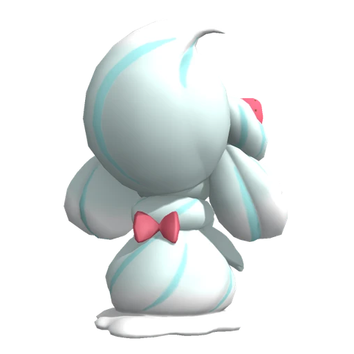 Alcremie Mint Cream Strawberry, Back, in Pokémon Champions