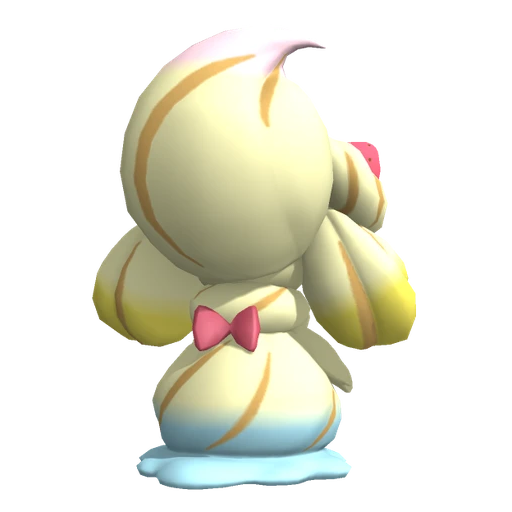 Alcremie Rainbow Swirl Strawberry, Back, in Pokémon Champions