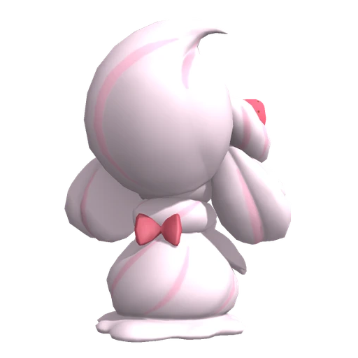 Alcremie Ruby Cream Strawberry, Back, in Pokémon Champions