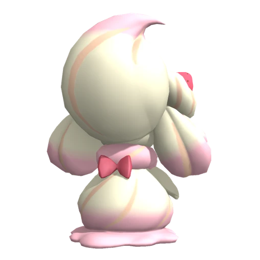 Alcremie Ruby Swirl Strawberry, Back, in Pokémon Champions