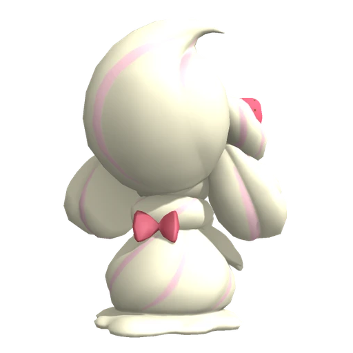 Alcremie Vanilla Cream Strawberry, Back, in Pokémon Champions