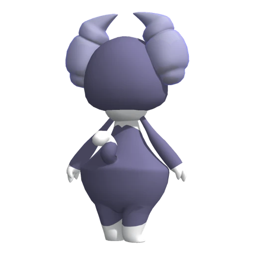 Indeedee Male, Back, in Pokémon Champions