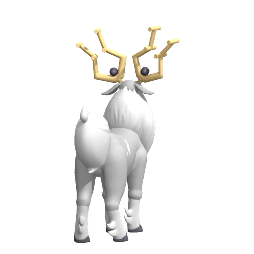 Wyrdeer, Back, in Pokémon Champions