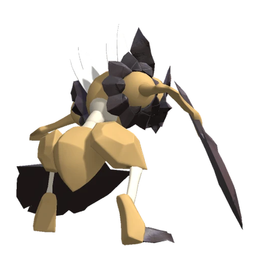 Kleavor, Back, in Pokémon Champions