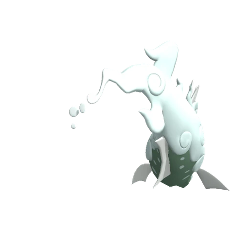 Basculegion Female, Back, in Pokémon Champions