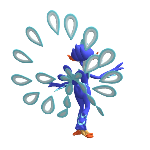 Quaquaval, Back, in Pokémon Champions
