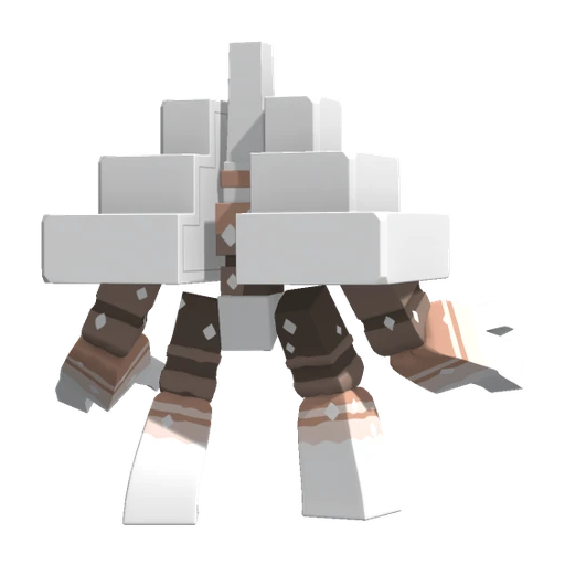 Garganacl, Back, in Pokémon Champions