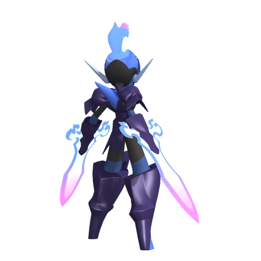 Ceruledge, Back, in Pokémon Champions