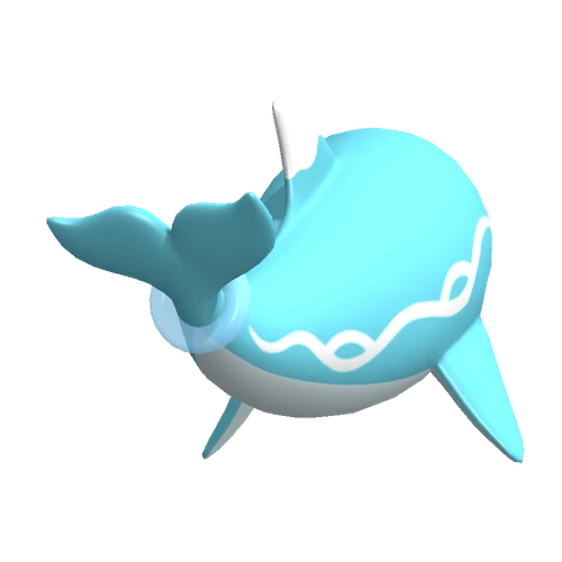 Palafin Zero Form, Back, in Pokémon Champions