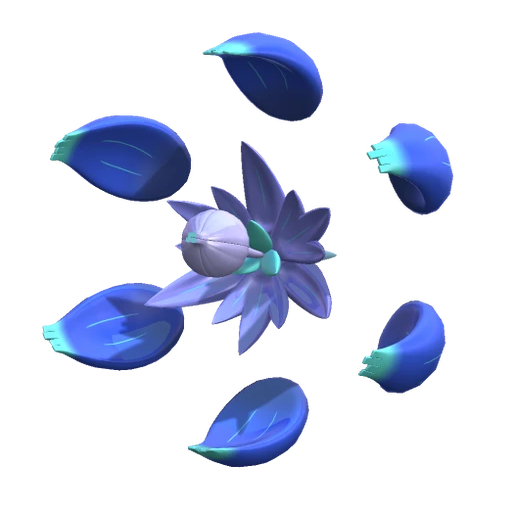 Glimmora Mega, Back, in Pokémon Champions