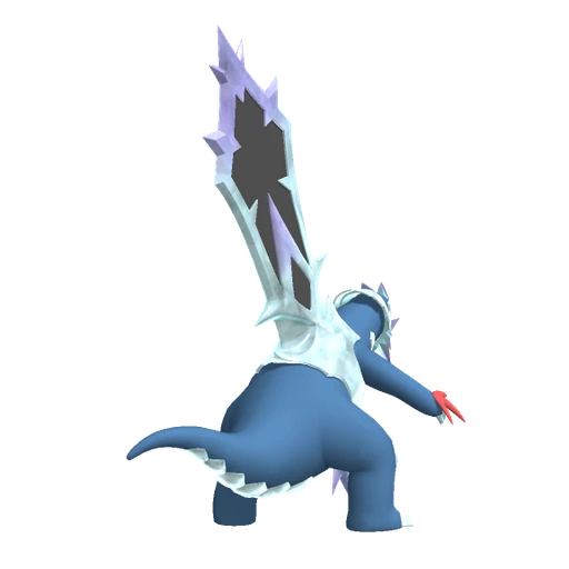 Baxcalibur Mega, Back, in Pokémon Champions