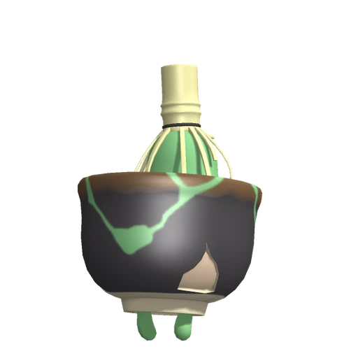 Sinistcha Masterpiece, Back, in Pokémon Champions