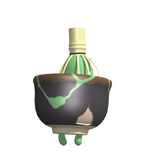 Sinistcha Unremarkable, Back, in Pokémon Champions