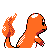 Charmander, Back, in Crystal