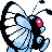Butterfree, Back, in Crystal