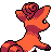 Vulpix, Back, in Crystal