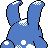 Azumarill, Back, in Crystal