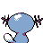 Wooper, Back, in Crystal