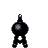 Unown A, Back, in Crystal