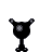 Unown Y, Back, in Crystal
