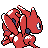 Scizor, Back, in Crystal