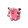 Clefable, Front, in Crystal