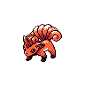 Vulpix, Front, in Crystal