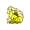 Ninetales, Front, in Crystal