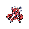 Scizor, Front, in Crystal