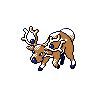 Stantler, Front, in Crystal