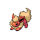 Flareon, Front, in Diamond & Pearl