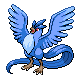 Articuno, Front, in Diamond & Pearl