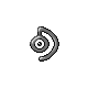 Unown D in Diamond & Pearl
