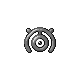 Unown M in Diamond & Pearl