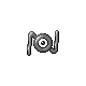 Unown N in Diamond & Pearl