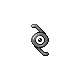 Unown Z, Front, in Diamond & Pearl