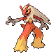 Blaziken in Diamond & Pearl