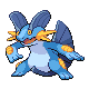 Swampert, Front, in Diamond & Pearl